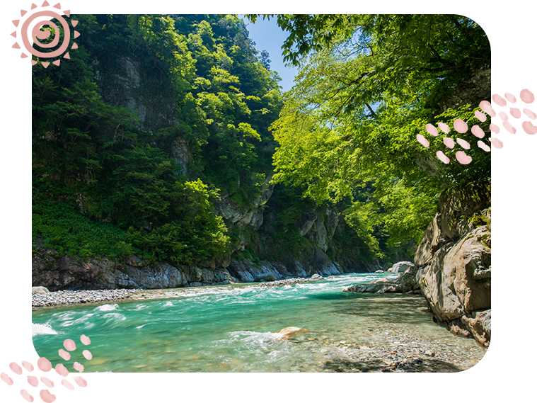 富山県・黒部の川